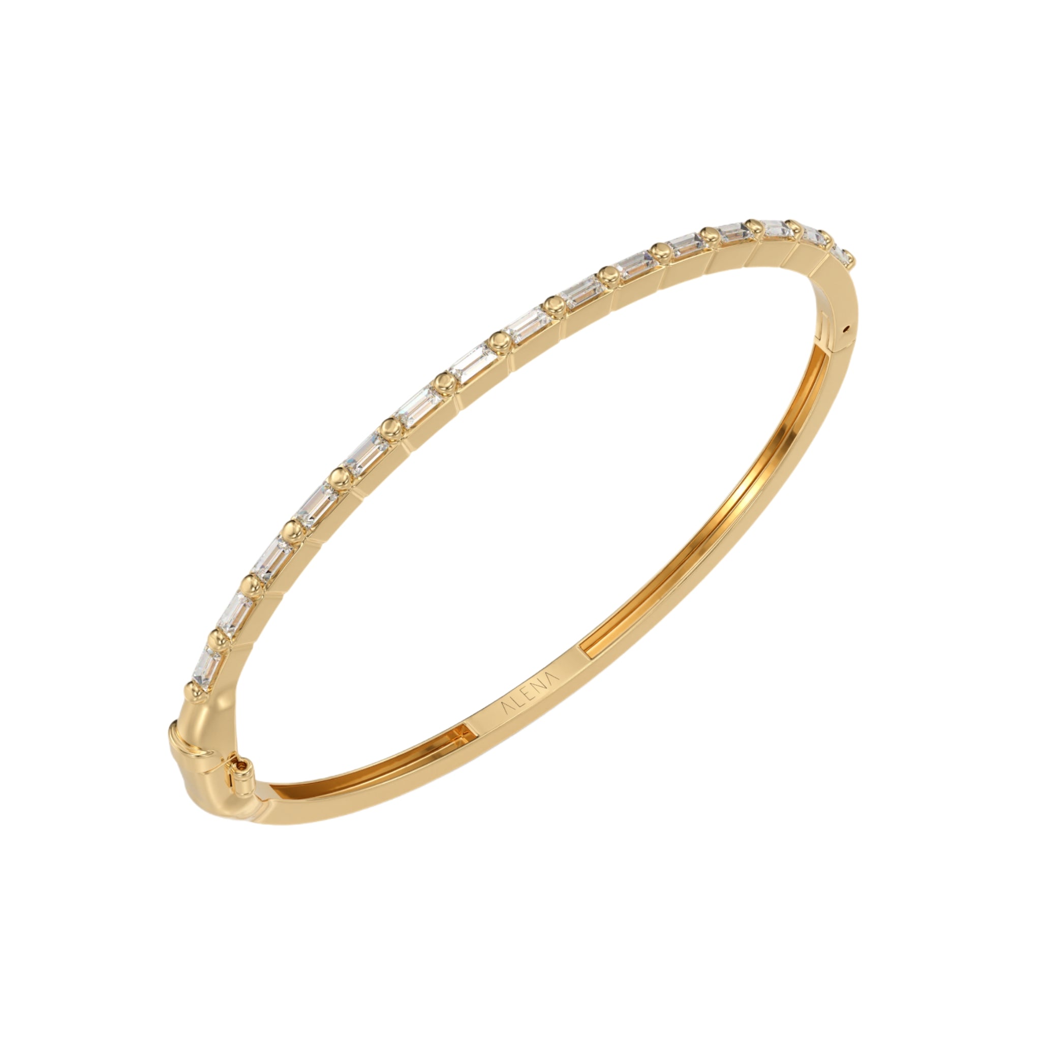 golden bracelet with many small diamonds