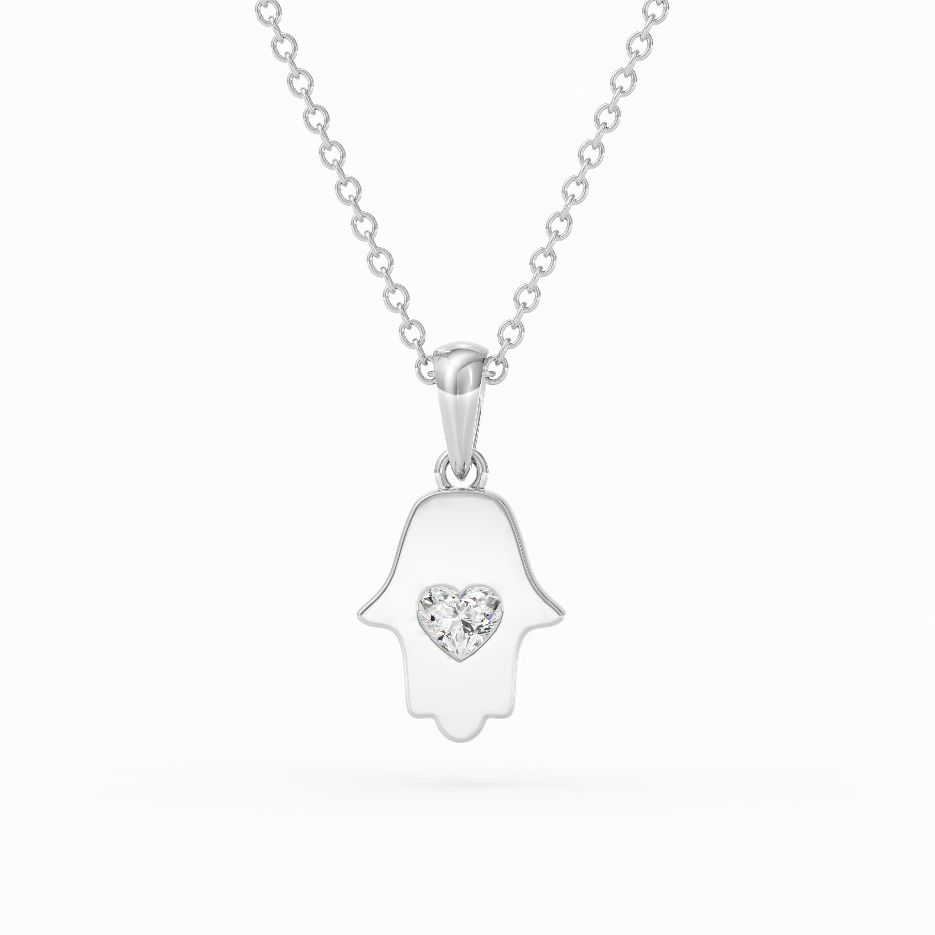 Hamsa Diamond Necklace