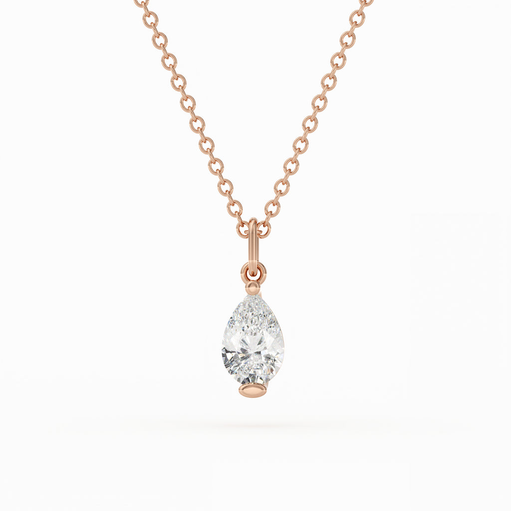 Pear Diamond Pendant