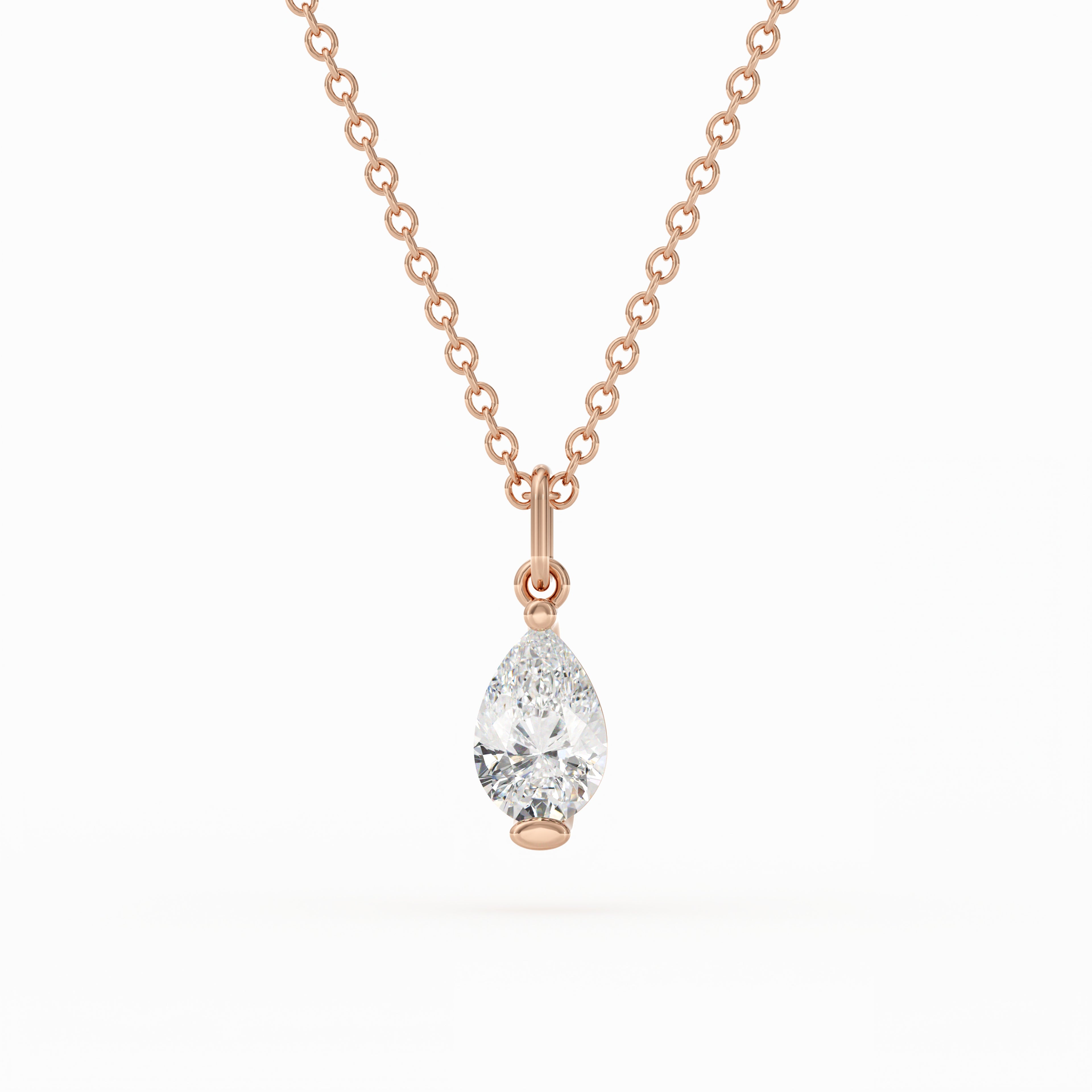 Pear Diamond Pendant