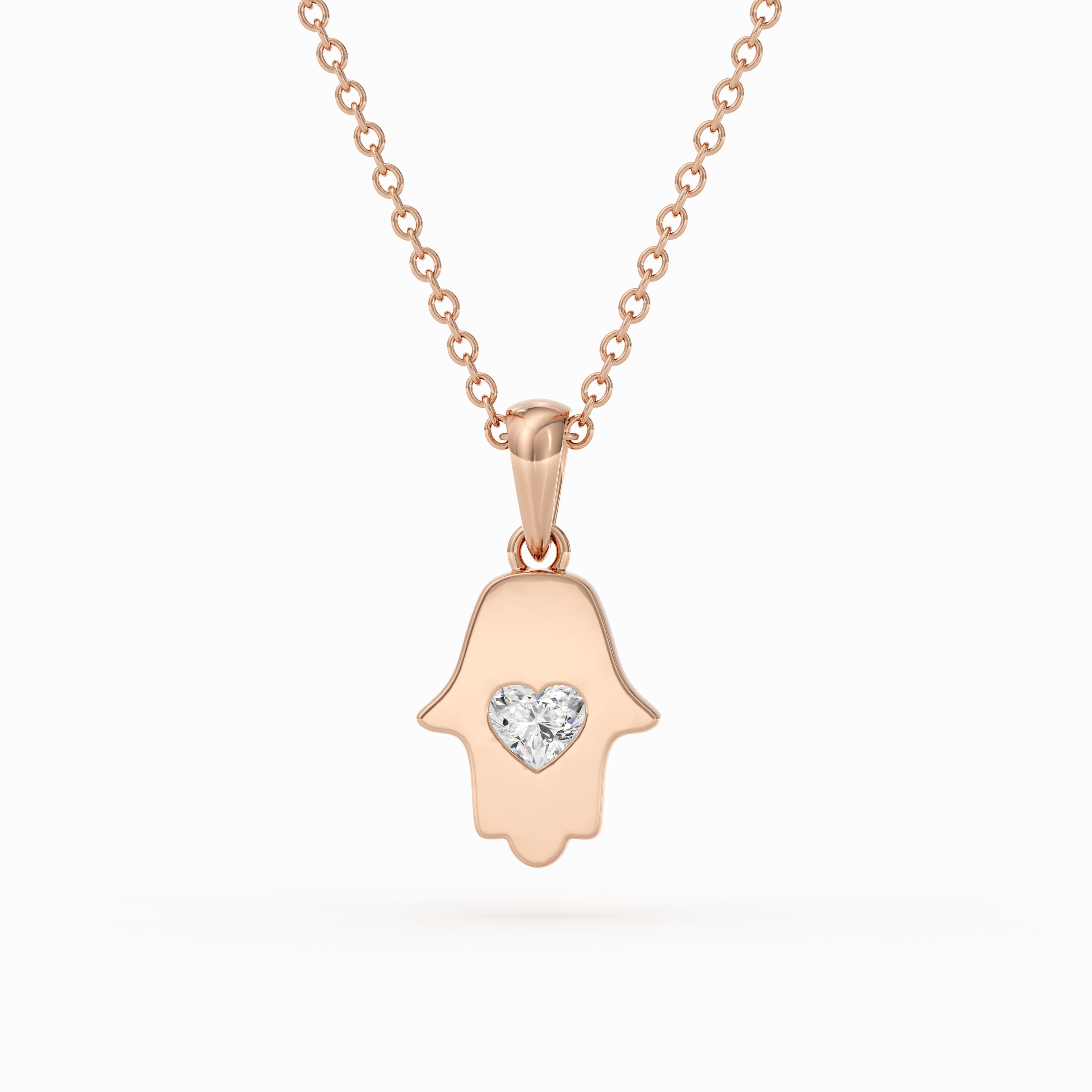 Hamsa Diamond Necklace
