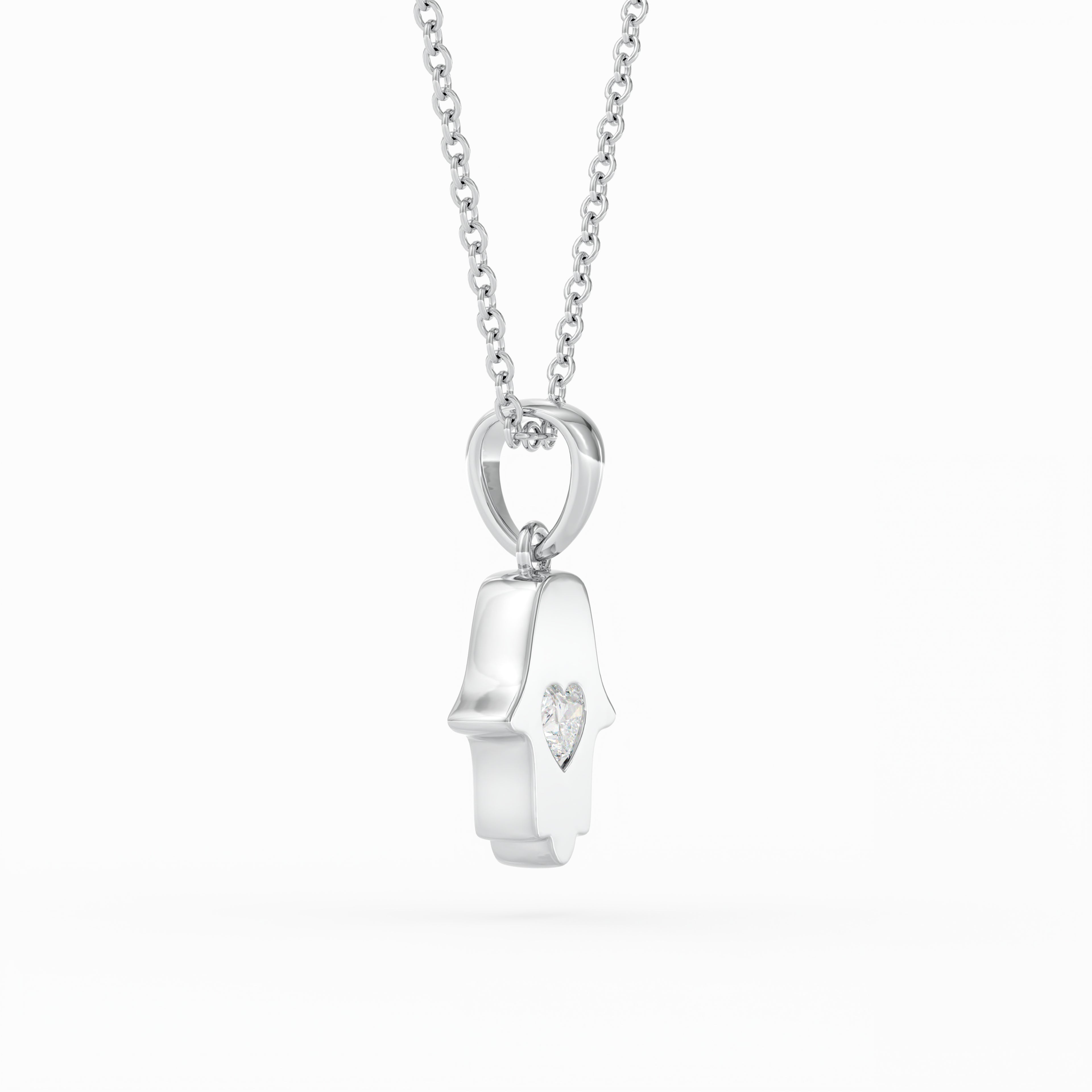 Hamsa Diamond Necklace