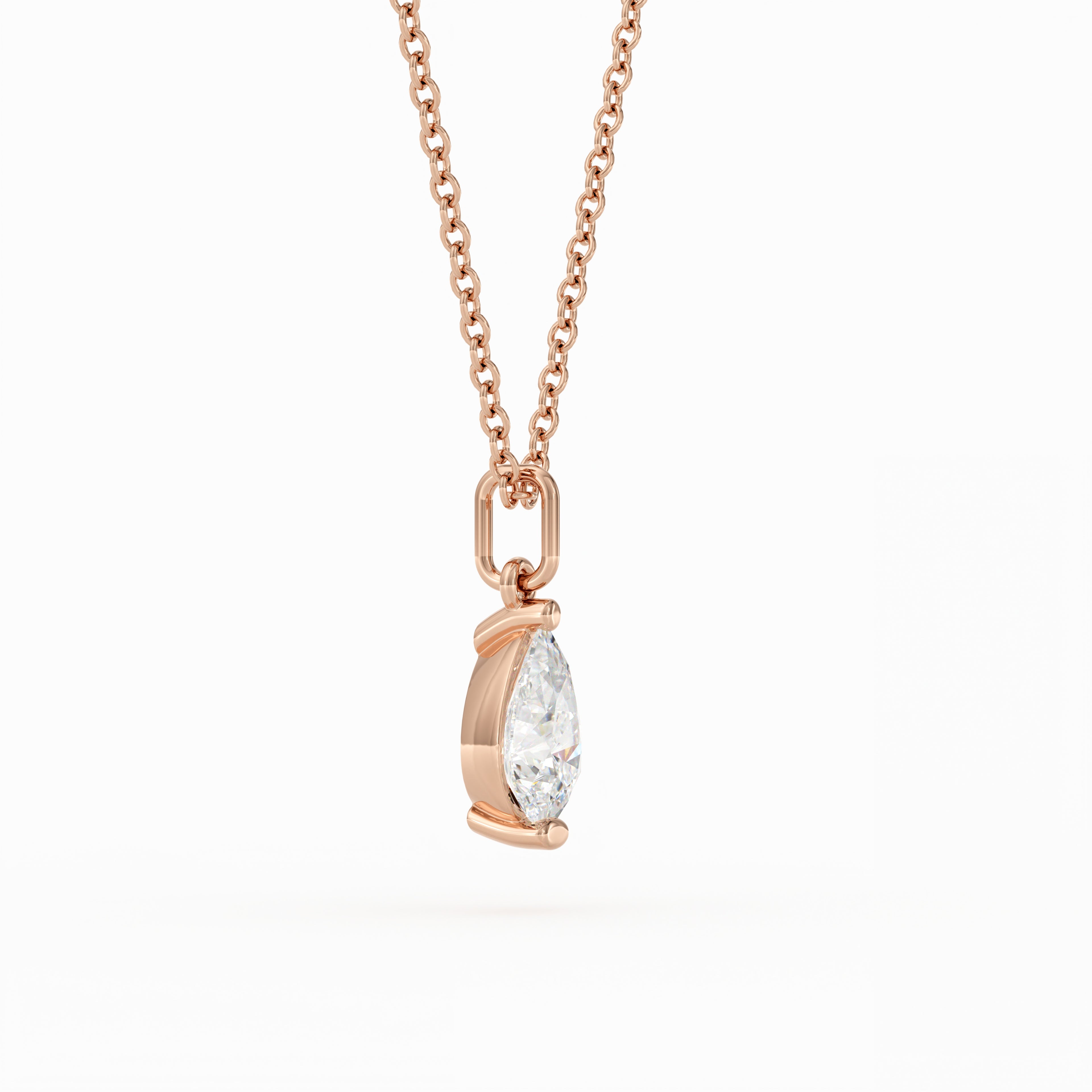 Pear Diamond Pendant