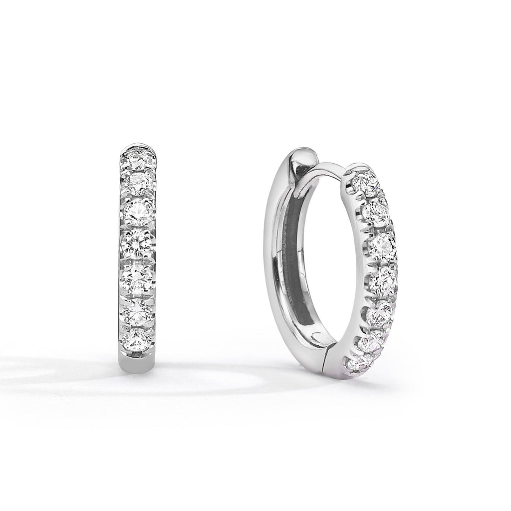 Hoop Diamonds Earrings