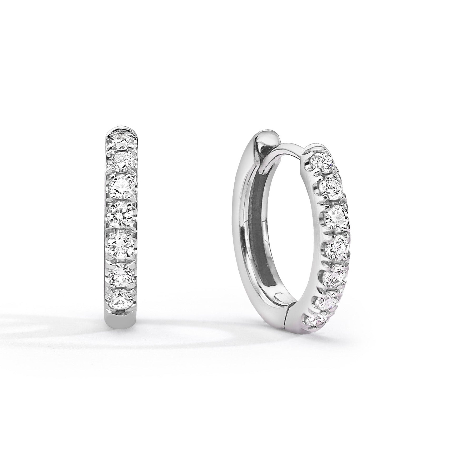 Hoop Diamonds Earrings