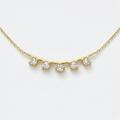 Delicate 5 Diamonds Necklace