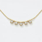Delicate 5 Diamonds Necklace