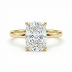 Cushion Solitaire Ring