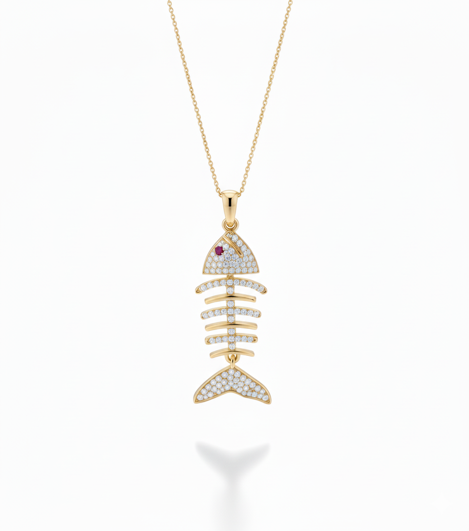 Golden Fish Pendant