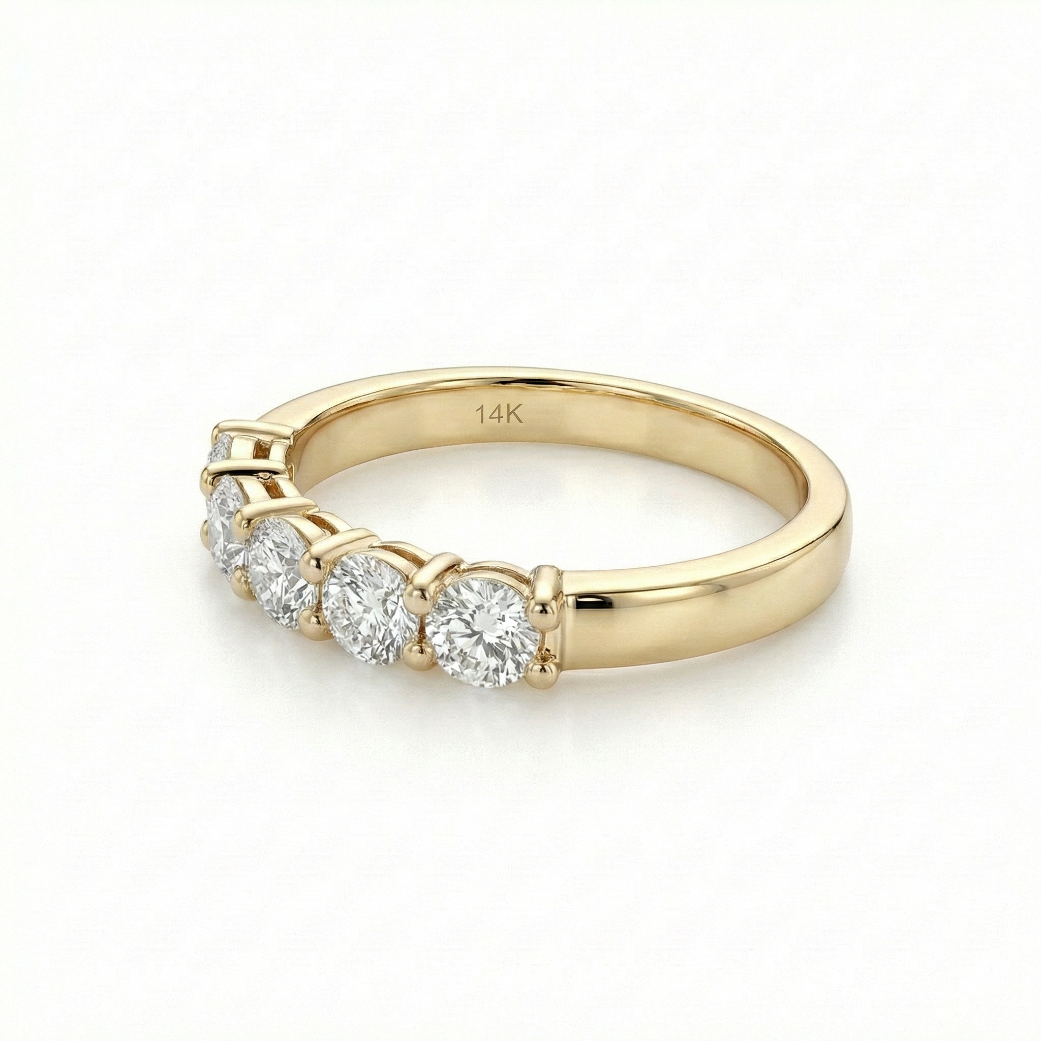 Five stone diamond ring