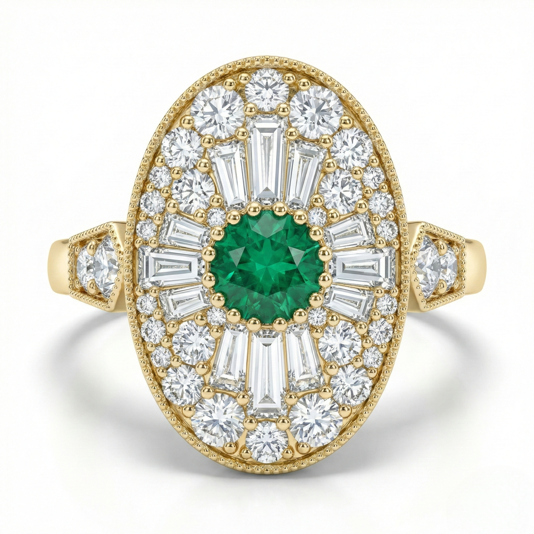 Emerald Imperia Ring