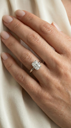 Cushion Solitaire Ring