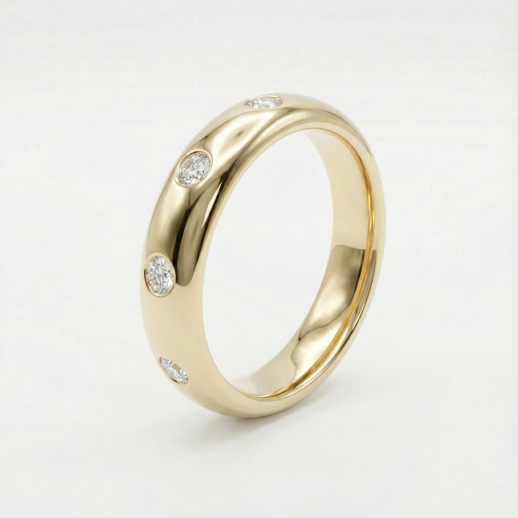 Bezel Diamond Eternity Ring