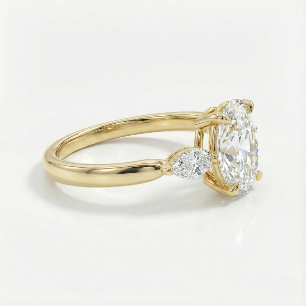 Oval & Marquise Diamonds Ring
