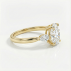 Oval & Marquise Diamonds Ring