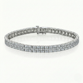 3 Row Diamonds Bracelet