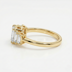 Emerald & Baguette Diamond Ring