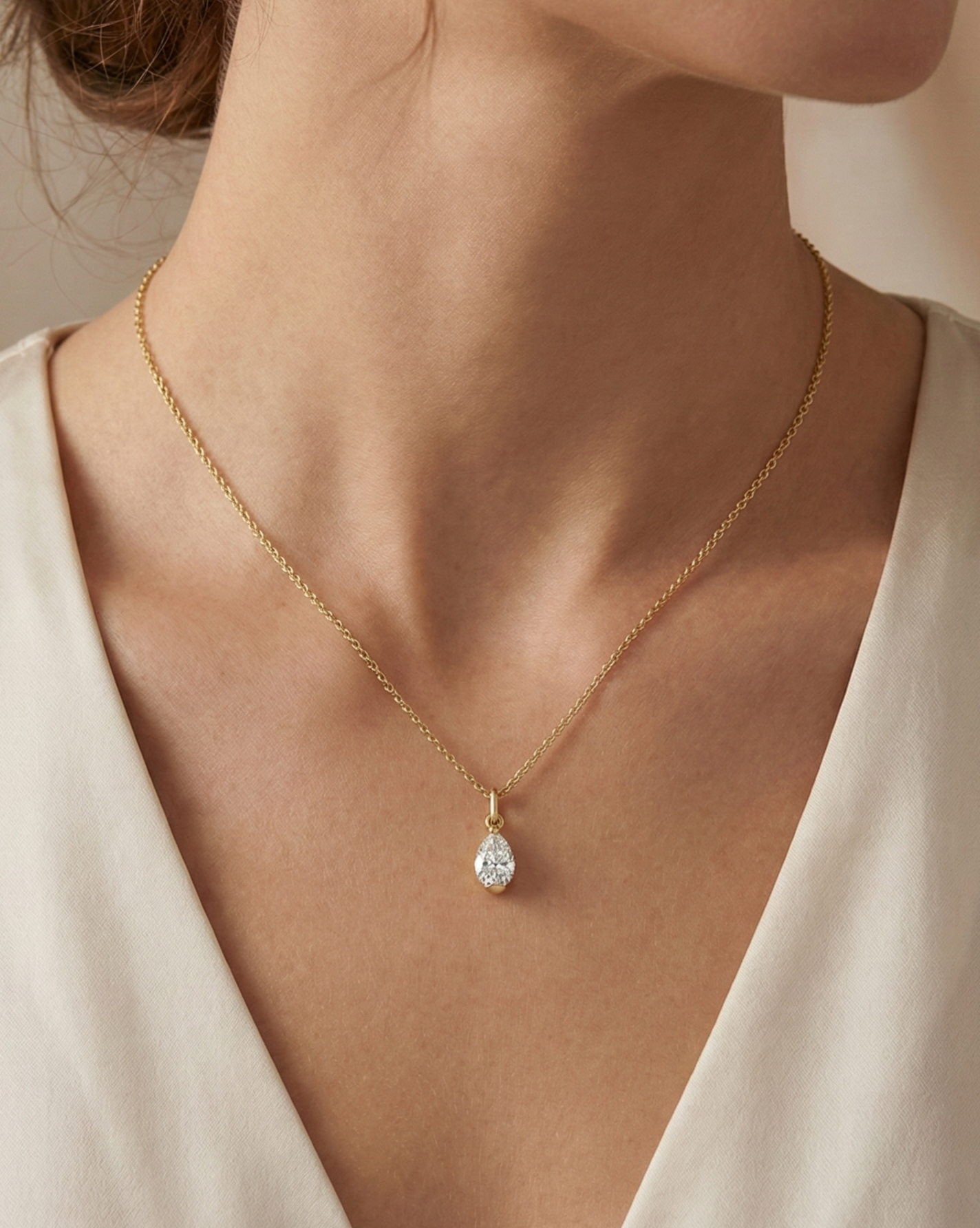 Marquise Diamond Pendant