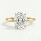 Oval Solitaire Ring