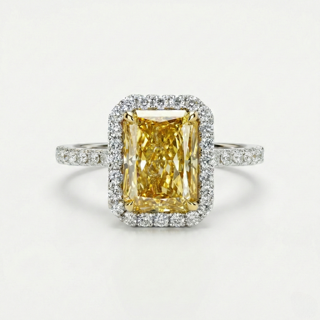 Fancy Radiant Royal Diamond Ring