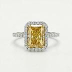 Fancy Radiant Royal Diamond Ring