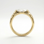 Volcano Oval Diamond Ring