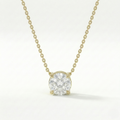Round Solitaire pendant
