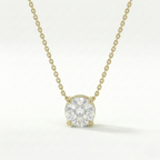 Round Solitaire pendant