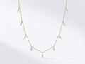 Marquise Diamond Station Necklace