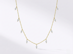 Marquise Diamond Station Necklace