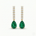 Emerald Drop Earrings
