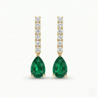 Emerald Drop Earrings