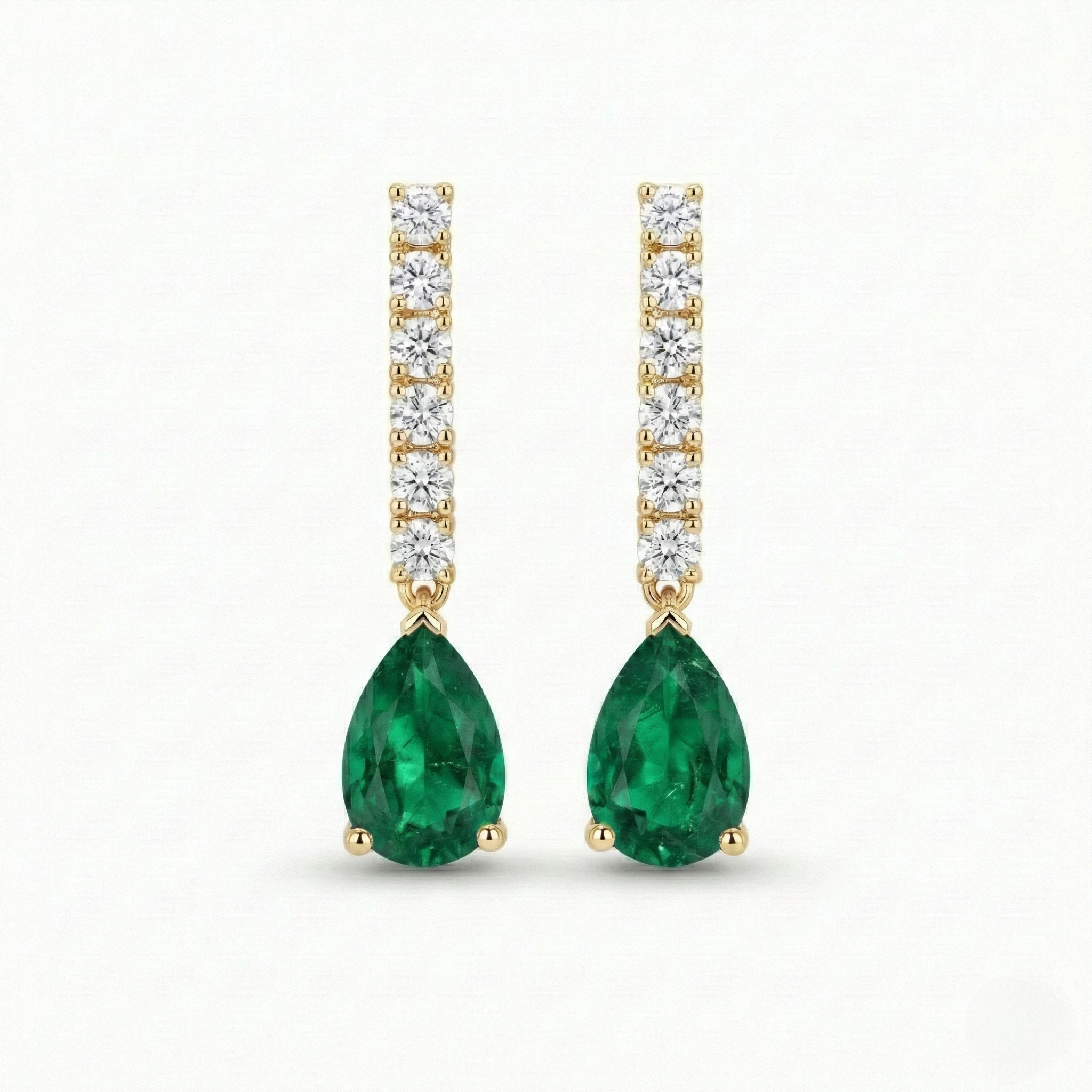 Emerald Drop Earrings
