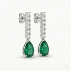 Emerald Drop Earrings