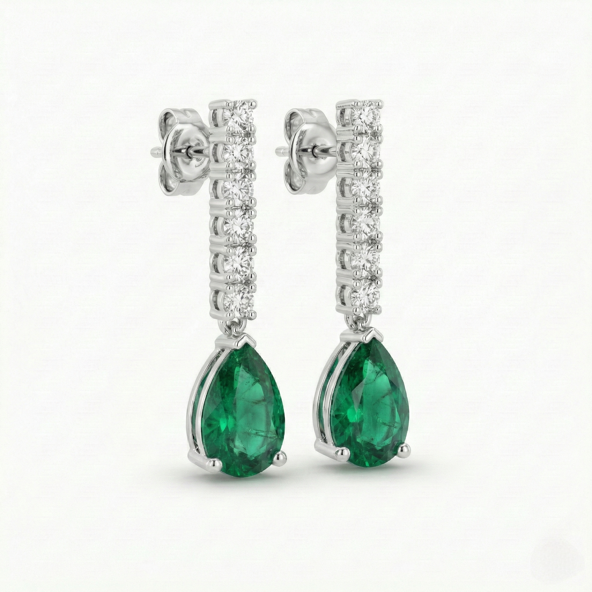 Emerald Drop Earrings