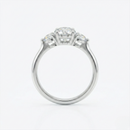 Three Stone Round Diamond Ring