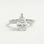 Pear Diamond Ring