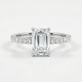 Emerald-cut Diamond Ring