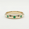 Bezel Emerald Eternity Ring