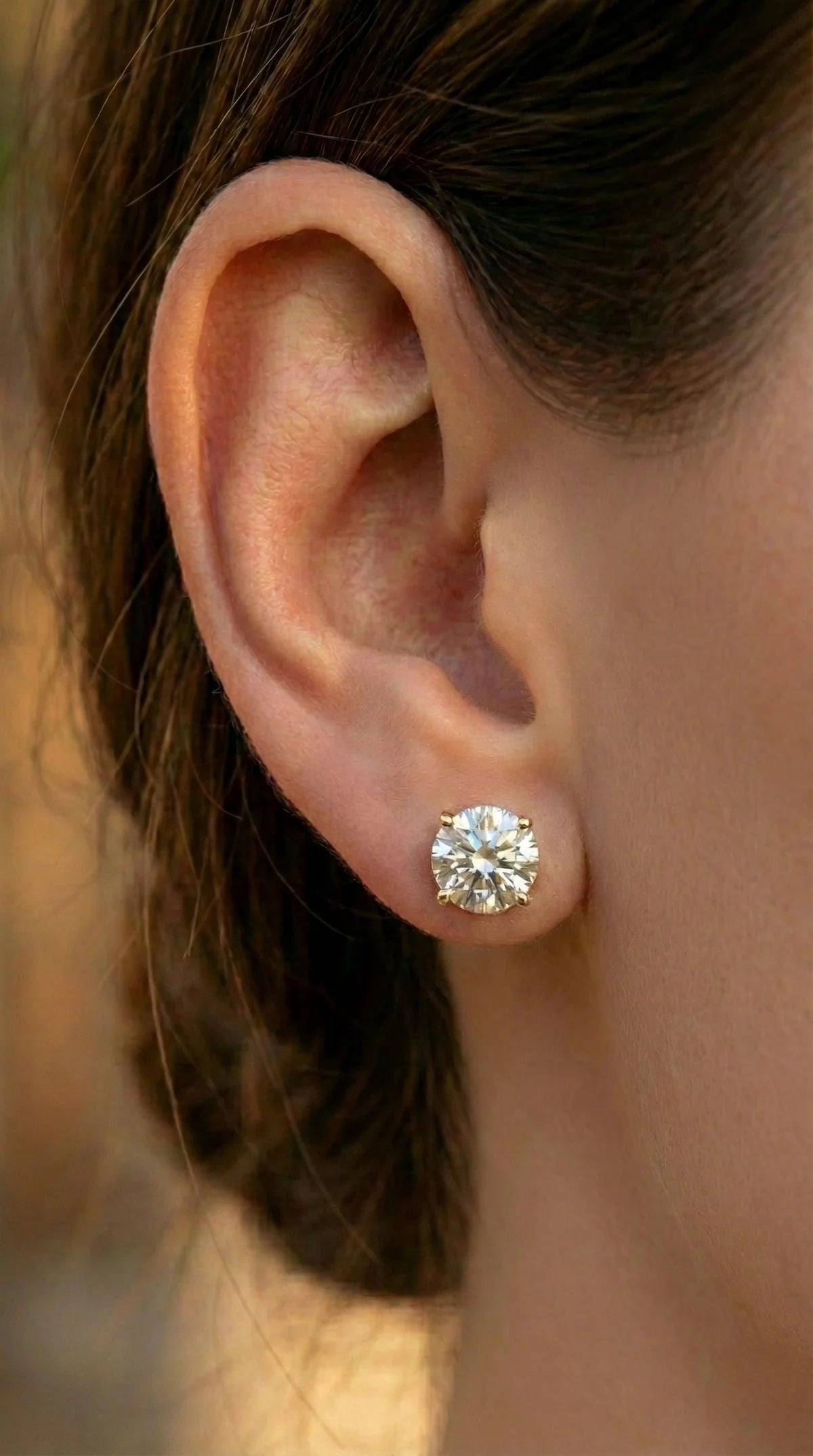 Classic Diamond Stud Earrings