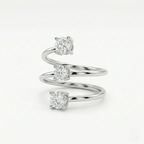 Trinity Spiral Ring