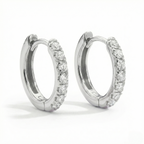 Hoop Diamonds Earrings