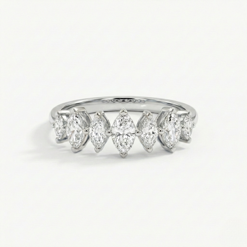 Marquise Diamonds Ring