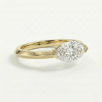 Art Deco Marquise Bezel Set Ring
