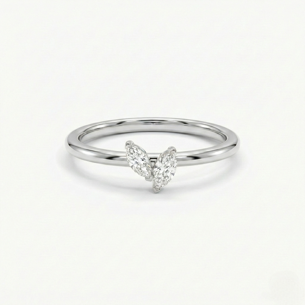 Two Marquise Diamond Ring