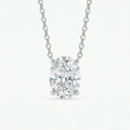 Oval Solitaire Pendant