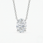 Oval Solitaire Pendant