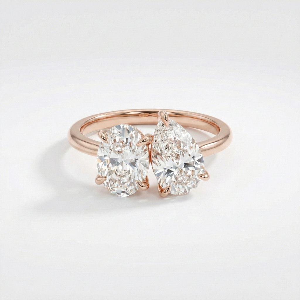 Oval & Pear Cut Ring