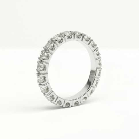 Art Deco Eternity Diamonds Ring