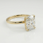 Cushion Solitaire Ring